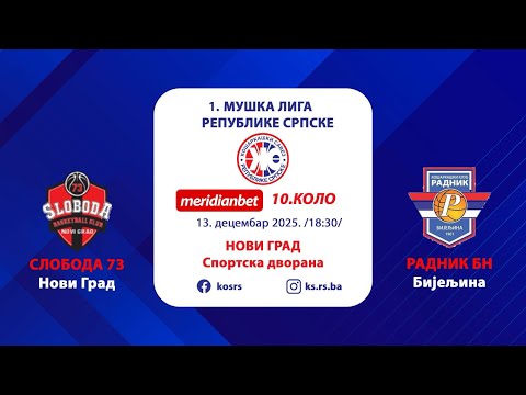 KK SLOBODA 73 - KK RADNIK BNB