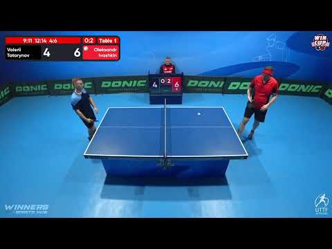 02:00 Valerii Tatarynov  0 - 3 Oleksandr Ivashkin West 5 WIN CUP 02.11.2022 | TABLE TENNIS WINCUP