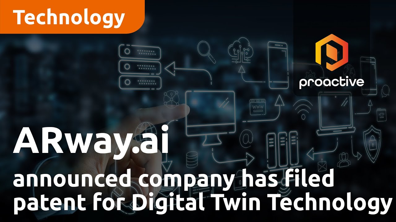 ARway.ai Corp announced company has filed patent for Digital Twin Technology