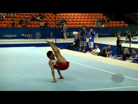 ALARCON Daniel (PER) - 2019 Artistic Junior Worlds, Gyor (HUN) - Qualifications Floor Exercise