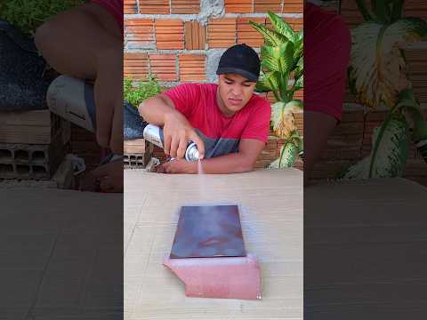 😳testing spray that turns glass into mirror #shorts #mirror