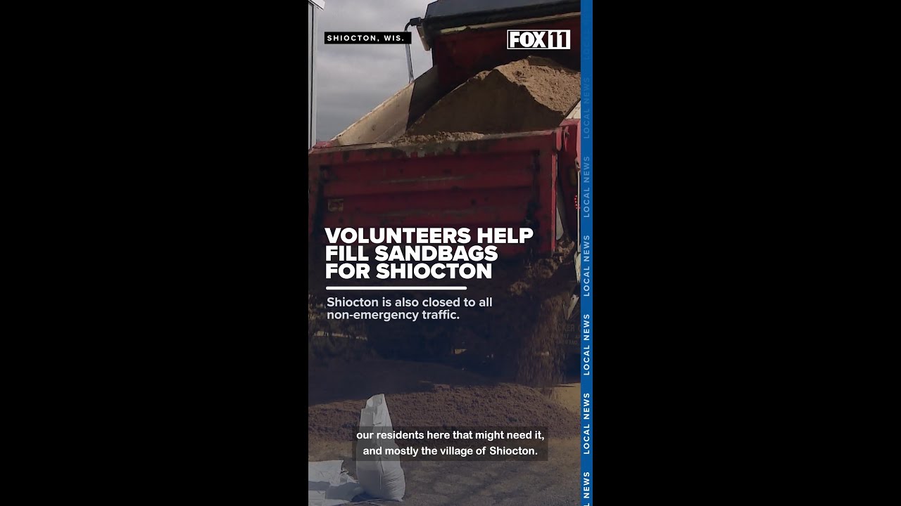 Community battles flooding in Shiocton, Wisconsin