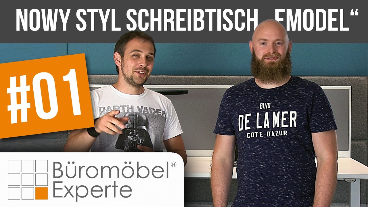 Video zum Steh-Sitz-Tisch eModel Rechteck-Form