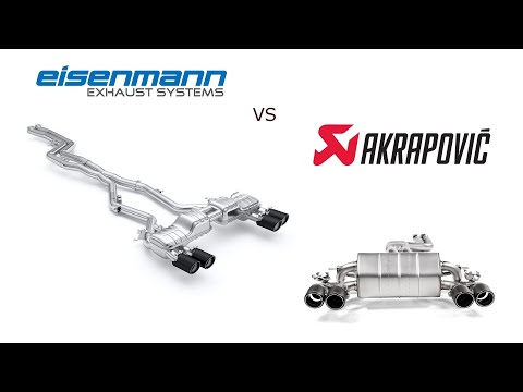 BMW M2 Competition - Akrapovic vs Eisenmann Full Cat-Back Exhaust Comparison