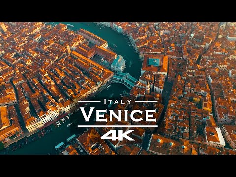 Venice , Italy 🇮🇹- by drone [4K]
