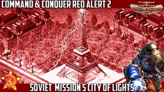 preview picture of video 'C&C Red Alert 2 - Soviet Mission 5 City Of Lights [HD]'