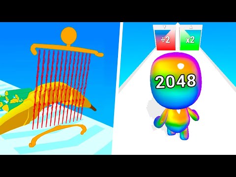 Laser Man Run 3D | Man Runner 2048 - 1⭐123456789 Gameplay Walkthrough Max Level