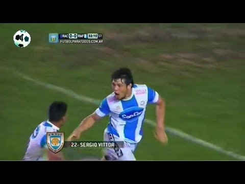 Gol Sergio Vittor - Racing Club 0 Vs Atlético Rafaela 1 - Primera División 2014