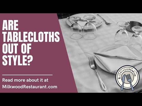 1st YouTube video about are tablecloths out of style