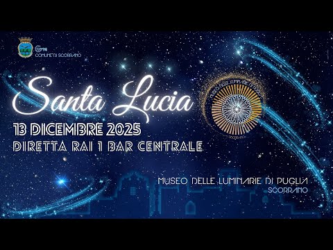 Scorrano Santa Lucia 13 dicembre 2025 (diretta RAI 1 Bar Centrale, I parte)