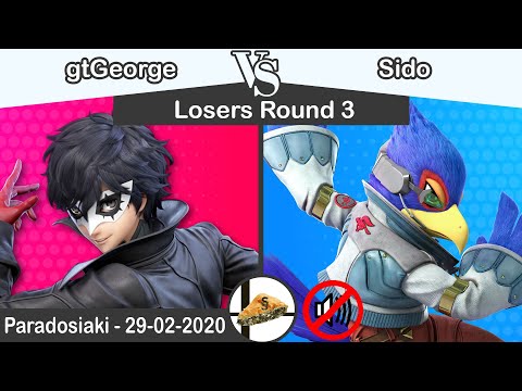 Paradosiaki - gtGeorge (Joker) vs Sido (Falco) LR3 - SSBU