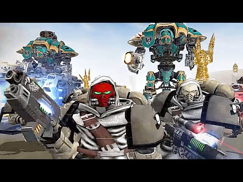 Unification Mod | PRIMARIS Marines & Sisters of Battle vs Chaos! - Survival / Dawn of War: Soulstorm