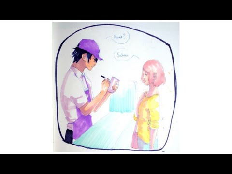 In a Cafe || Sasuke x Sakura Mini Comics