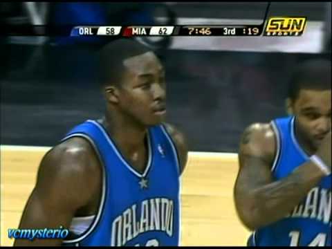 Dwight Howard 29pts-21reb vs. Heat (12.28.2007)
