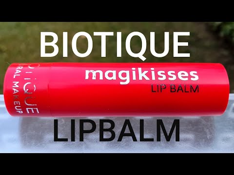 Biotique Natural Makeup Magikisses Lip Balm SPF 20 Merry Cherry lipSwatches review | RARA Video
