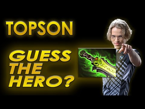 GUESS THE HERO, TOPSON ETHEREAL BLADE BUILD. TOPSON VS ARMEL MID Dota 2 Pro Gameplay Highlights