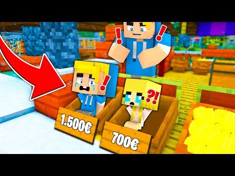 VENDO I MIEI FIGLI AL MERCATO!! - Minecraft DIVERTENTE