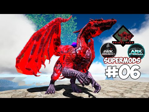 CONSEGUIMOS DOMAR UM FLAME DRAKE!! ep.06 - ARK SUPER MODS HARDCORE