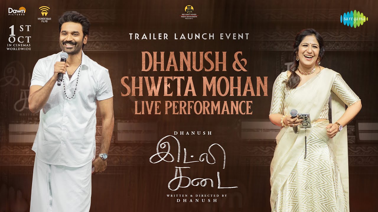 Enna Sugam - Live Performance | Idli Kadai | Dhanush | Shweta Mohan | GV Prakash Kumar