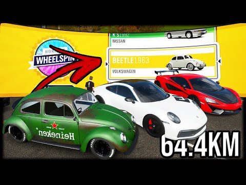 Forza Horizon 4 - 64KM RACE with ROULETTE CARS *now it goes*