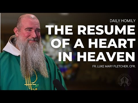 How to Store Up Treasures in Heaven | Fr. Luke Mary Fletcher, CFR | Catholic Homily at Fatima Shrine