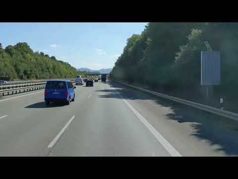 Germany: A8 Unterensingen - München