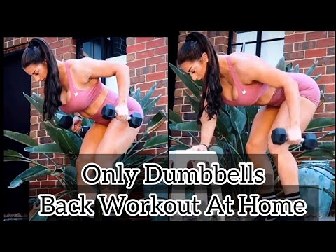 Kiki Vhyce - Back Workout At Home - Only Dumbbells