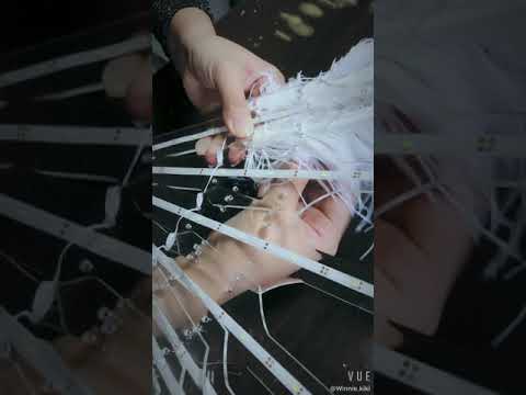 how to make our led feathers fan