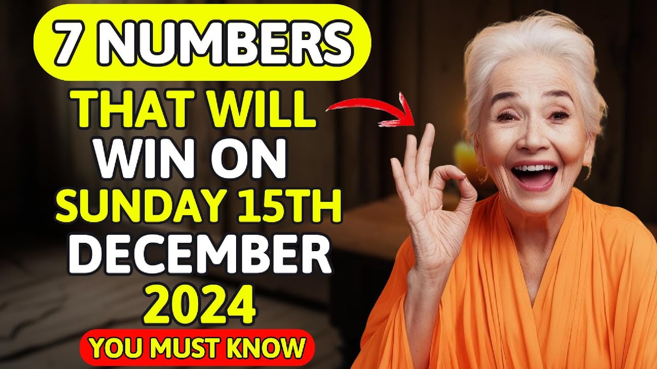 Lucky Numbers: 7 NUMBERS MOST LIKELY TO APPEAR ON Monday 10TH DECEMBER 2024 | Buddhist Teachings