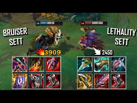 TANK SETT vs AD SETT FULL BUILD FIGHTS & Best Sett Moments!