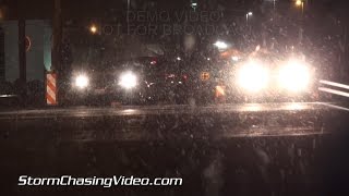 preview picture of video '2/4/2015 Marion, IL Overnight Windy Snows'