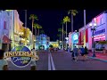 Universal Orlando Studios At Night 2022 Full Walking Tour