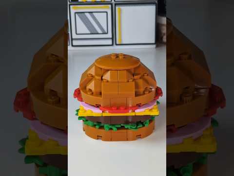 Lego MAX Build Hamburger!!🍔🍔 #zuru #legos #max #shorts #fyp