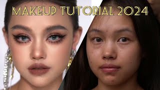 New Glam Makeup Tutorial 2024 #makeuptutorial #forbeginners ❤️❤️❤️
