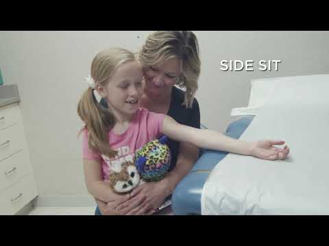 Preparing your child for a vaccination.