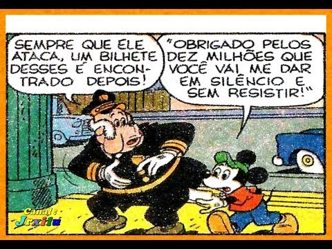 Mickey - Assaltante misterioso, Quadrinhos Disney