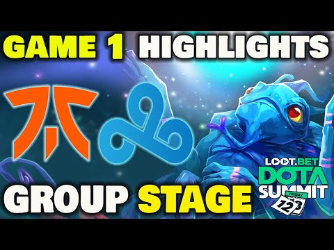 Fnatic vs Cloud9 Game 1 Highlights Dota Summit 12 Group Stage