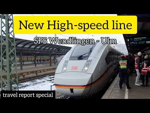 Maiden voyage for the high-speed line Wendlingen - Ulm | travel report special