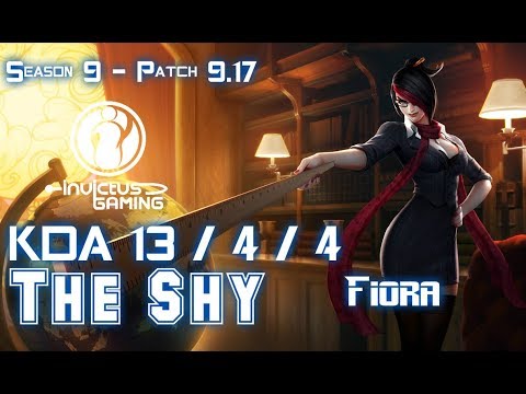IG The Shy FIORA vs KLED Top - Patch 9.17 KR Ranked