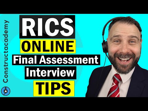 RICS Membership (MRICS) - Online RICS APC Final Assessment Interview Tips