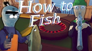 #3 大人気の”釣り×銃ゲー”で今日も２人で生き抜く。【How to Fish】+かいわれパイセン
