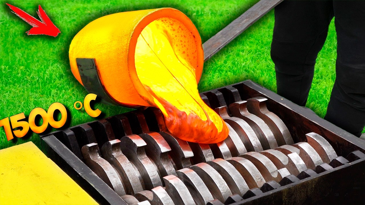 ЧТО ЕСЛИ ВЫЛИТЬ РАСКАЛЕННУЮ ЛАВУ в ШРЕДЕР ?