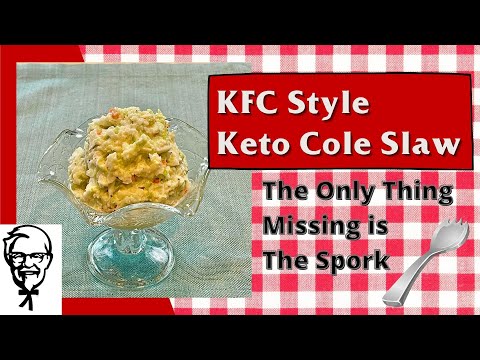 KFC Style Keto Coleslaw (The Best Copycat Recipe!)