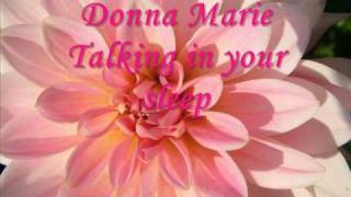 donna marie talking in your sleep Video