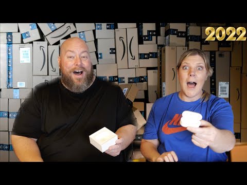 I Bought a GIANT Mystery Box Of Amazon Returns - Crazy Pallet Unboxing