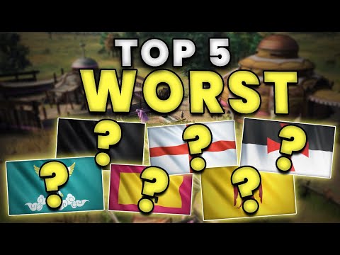 Top 5 WORST Civilizations in AoE4 (Platinum & Below)