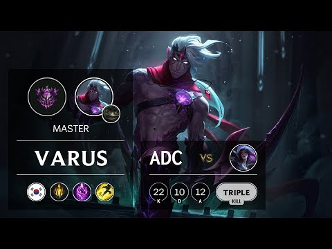 Varus ADC vs Kai'Sa - KR Master Patch 9.15
