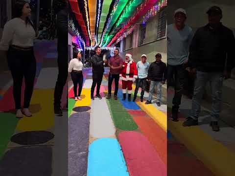 Pueblos de Colombia en Navidad,  hoy Zapatoca Santander 🎊🇨🇴