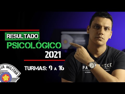Resultado Psicológico das Turmas 9 a 16 do Concurso Soldado PM SP 2021 | por Leandro Fajan