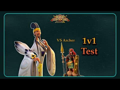 Zhuge Liang 1v1 Test (VS Archer) - Rise of Kingdoms